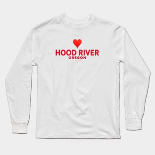 Hood River Oregon Long Sleeve T-Shirt